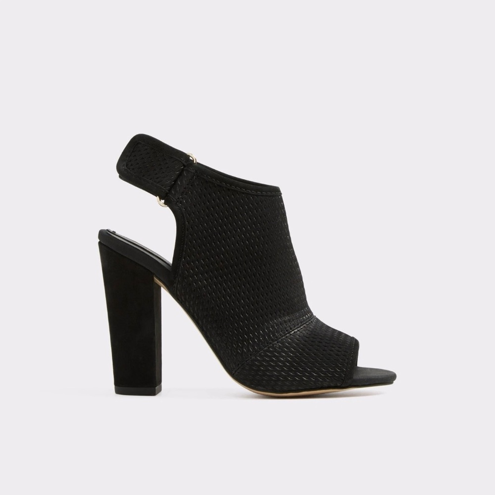ALDO Dirassa Open Toe Heels Size 8 Black